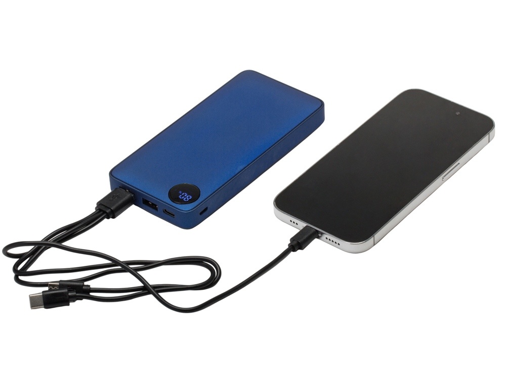 Внешний аккумулятор Mild, металлик soft-touch, 10 000 mAh