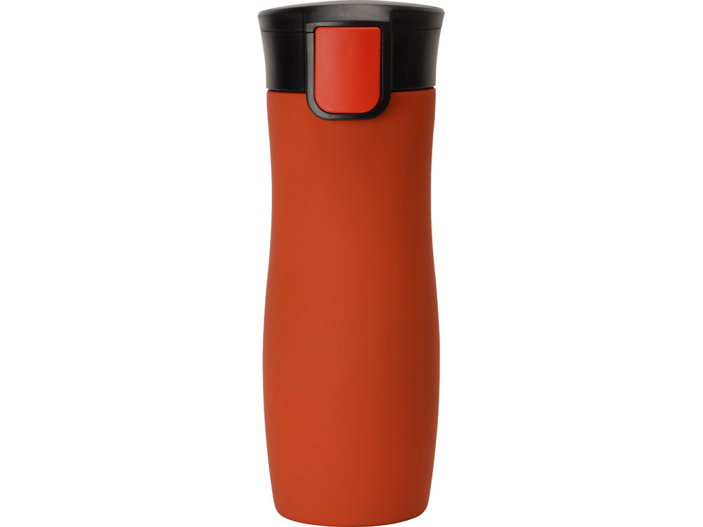 Вакуумная герметичная термокружка Streamline с покрытием soft-touch, тубус