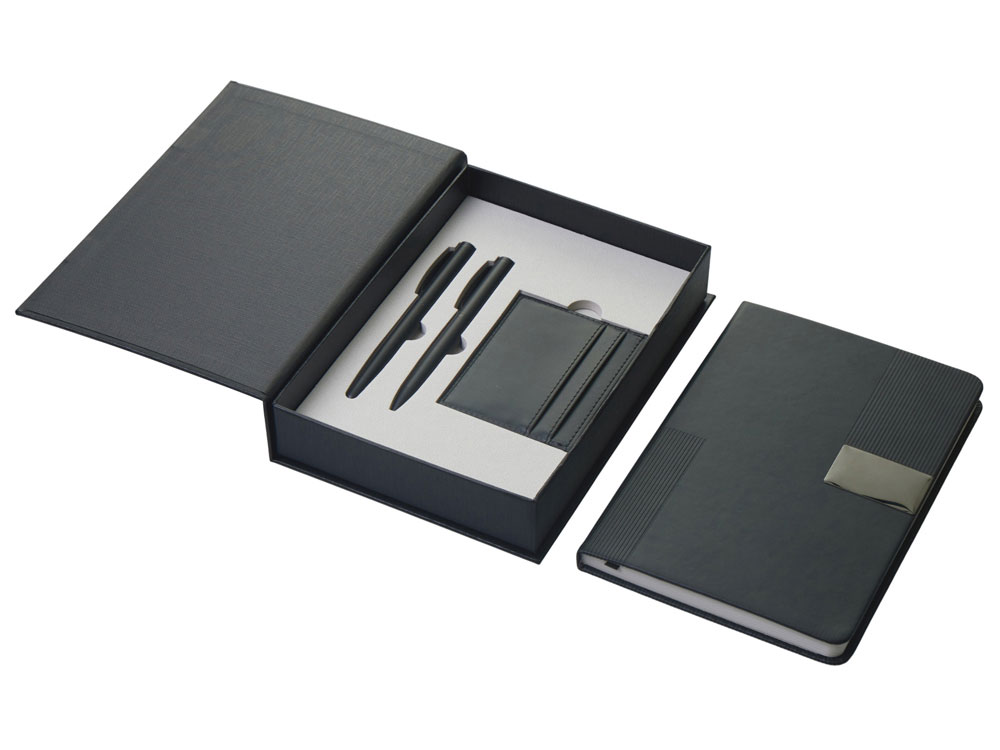 Подарочный набор Goethe с блокнотом А5, 2-мя ручками и картхолдером