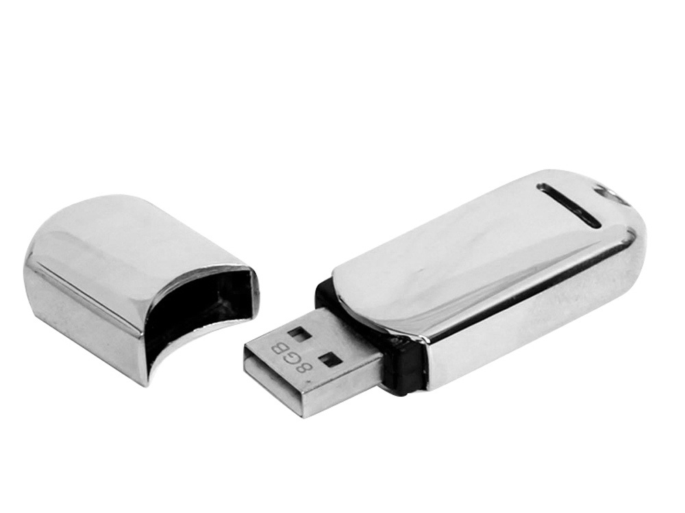 Флеш-накопитель USB 2.0 емкостью 8 ГБ в форме капли