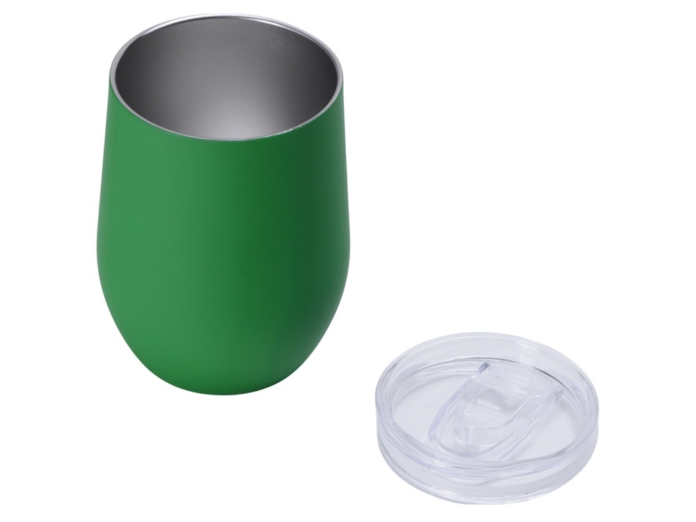 Вакуумная термокружка Sense Gum, непротекаемая крышка, soft-touch