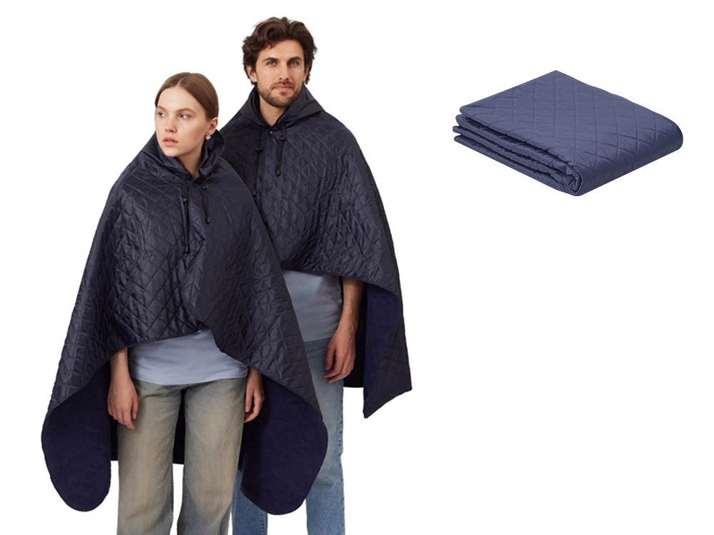 Плед-пончо 2-в-1 Cappy с капюшоном и мешком