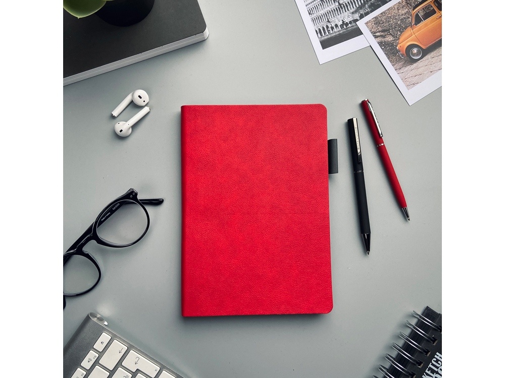 Ручка металлическая шариковая Palermo, софт-тач