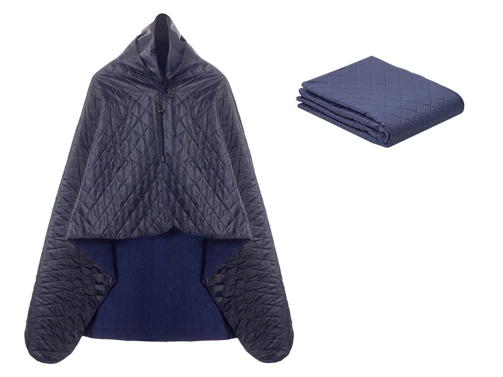 Плед-пончо 2-в-1 Cappy с капюшоном и мешком