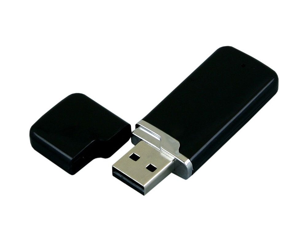 Флеш-накопитель USB 2.0 объемом 8 ГБ с уникальным колпачком