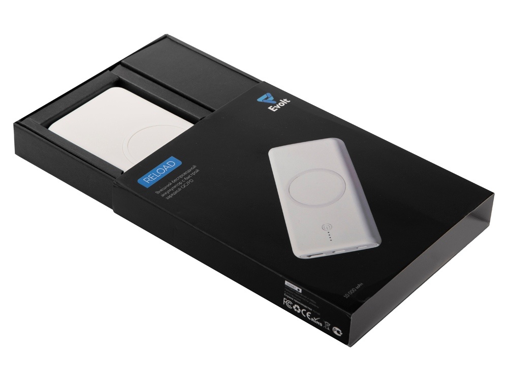 Внешний беспроводной аккумулятор c QC/PD Reload, 10000 mAh