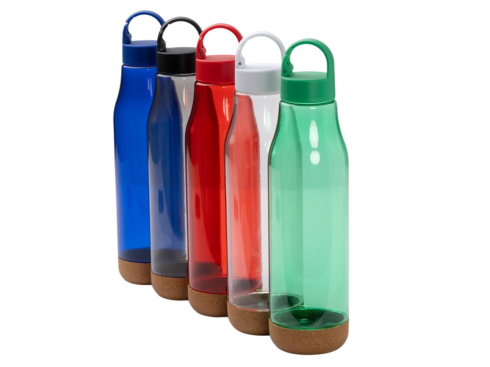 Бутылка Basti с пластиковым корпусом и пробковым дном