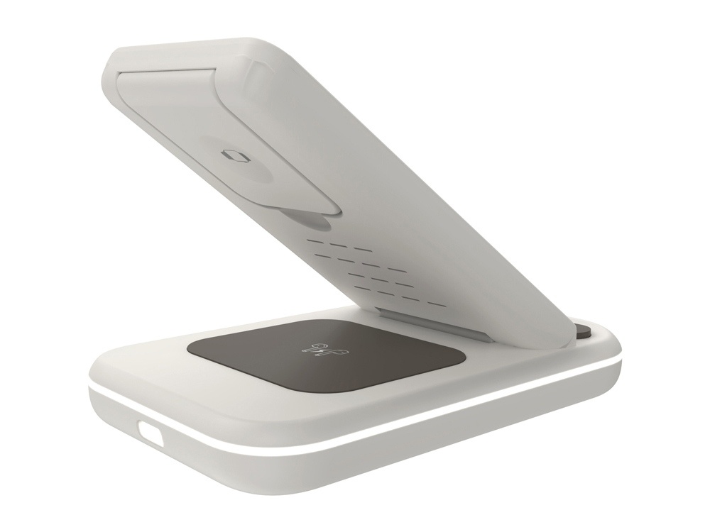 Беспроводное зарядное устройство 3-в-1 WS-304, 15 Вт