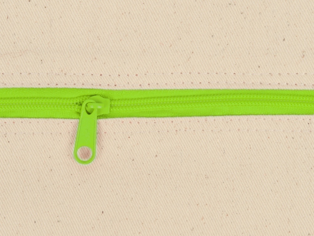 Рюкзак-мешок хлопковый Lark с цветной молнией