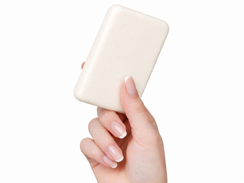 Магнитный внешний беспроводной аккумулятор Polarix, QC/PD, 10000 мАч