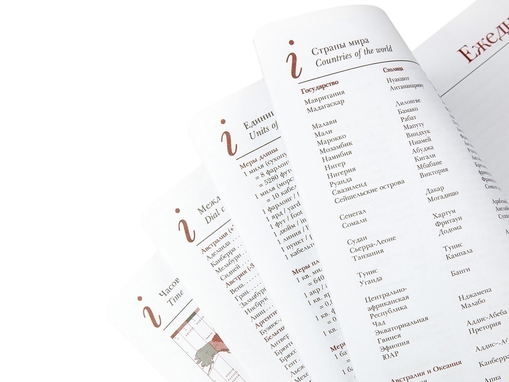 Ежедневник недатированный А5 Sidney Nebraska с серебряным срезом