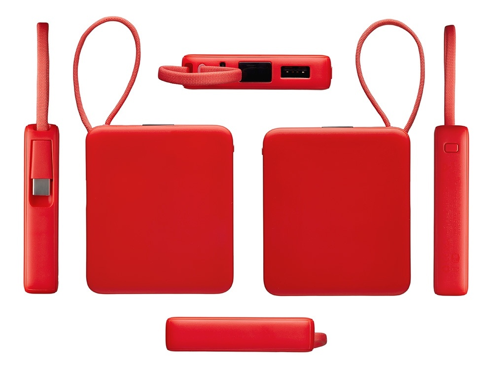 Внешний аккумулятор со встроенным кабелем USB-C Дэнси, 5000 мАч