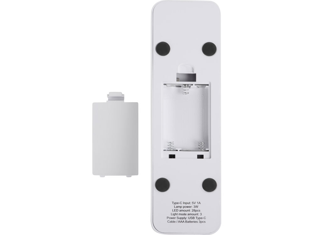 Складывающая настольная лампа с подставкой для телефона Stack N, 3 Вт