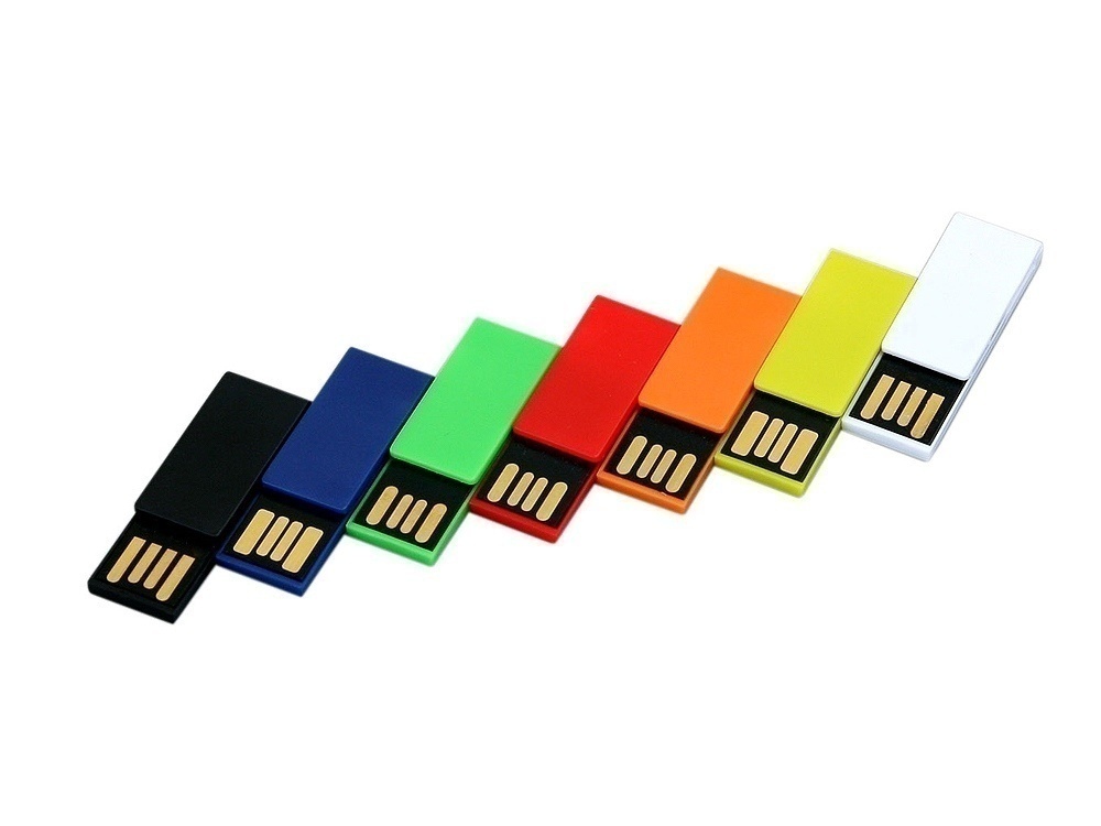 Промо-флешка USB 2.0 на 8 Гб в форме скрепки