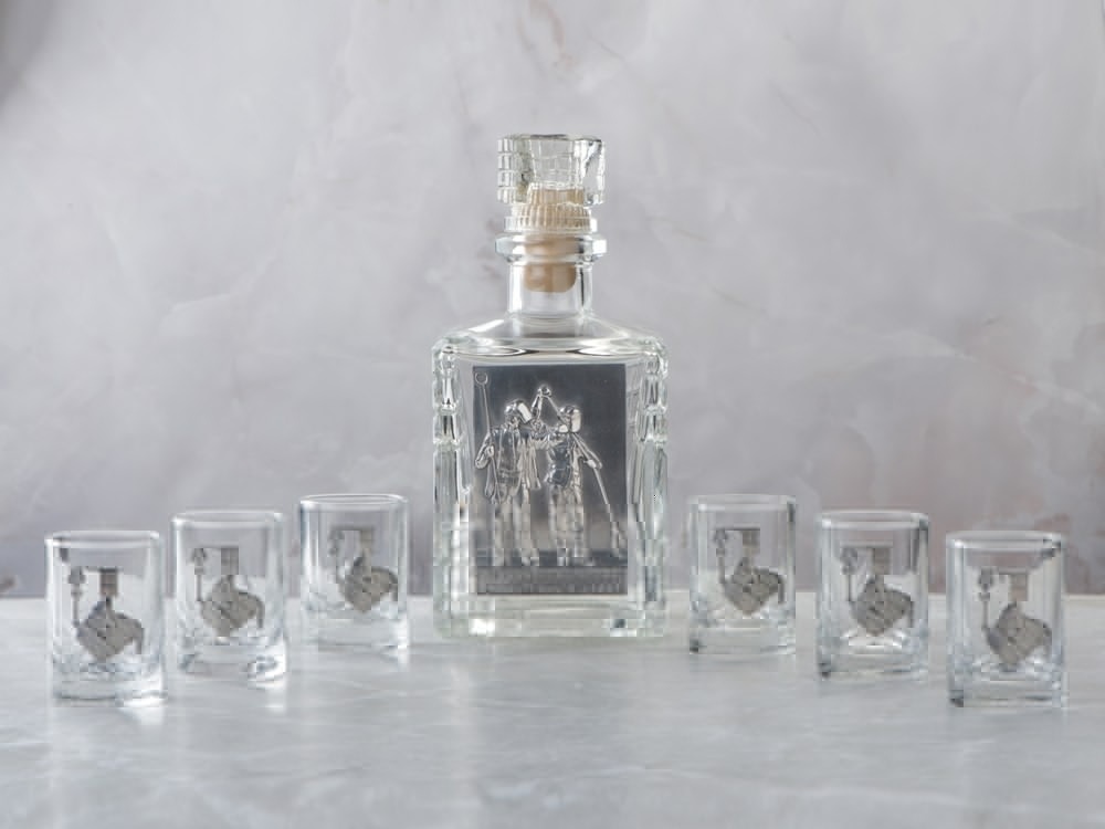 Набор со штофом Металлурги