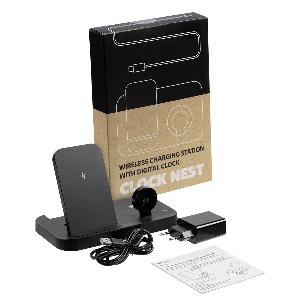 Зарядная станция с часами Clock Nest