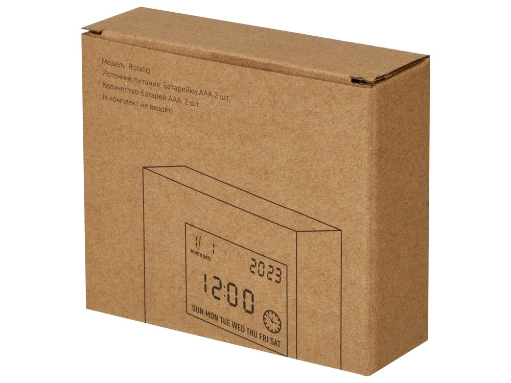 Настольные электронные мультифункциональные часы Rotatio