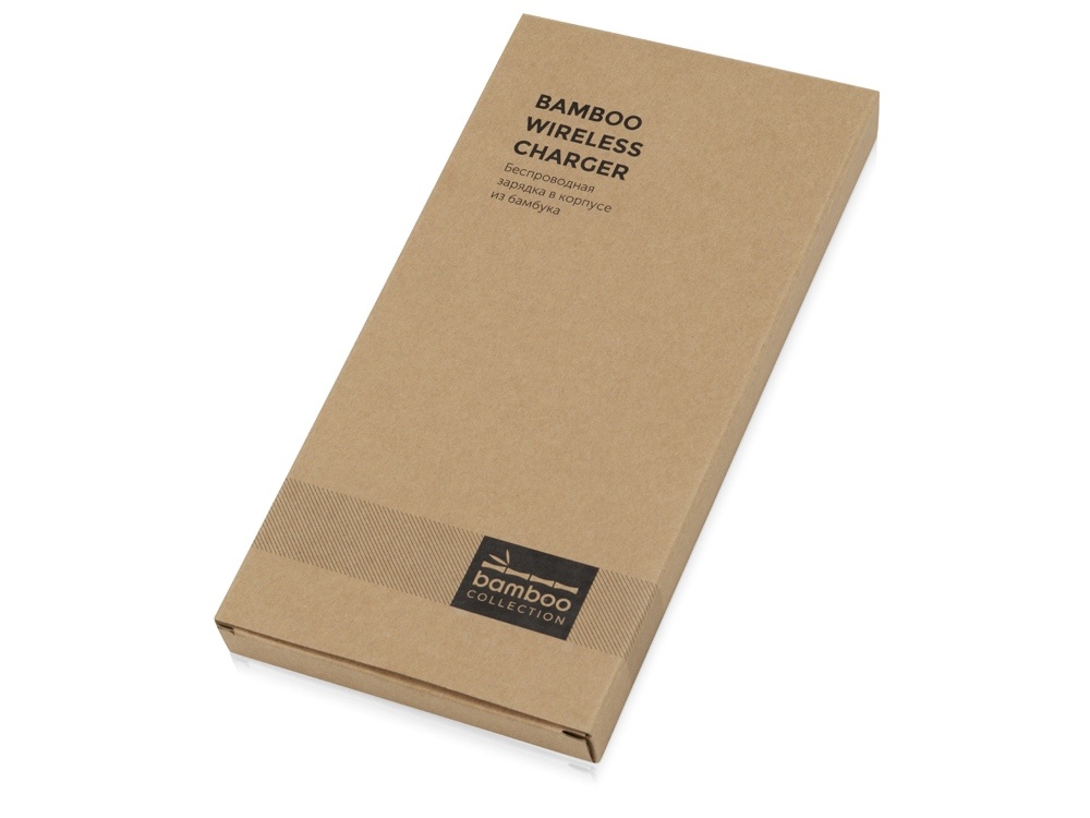 Беспроводное зарядное устройство-органайзер из бамбука Timber