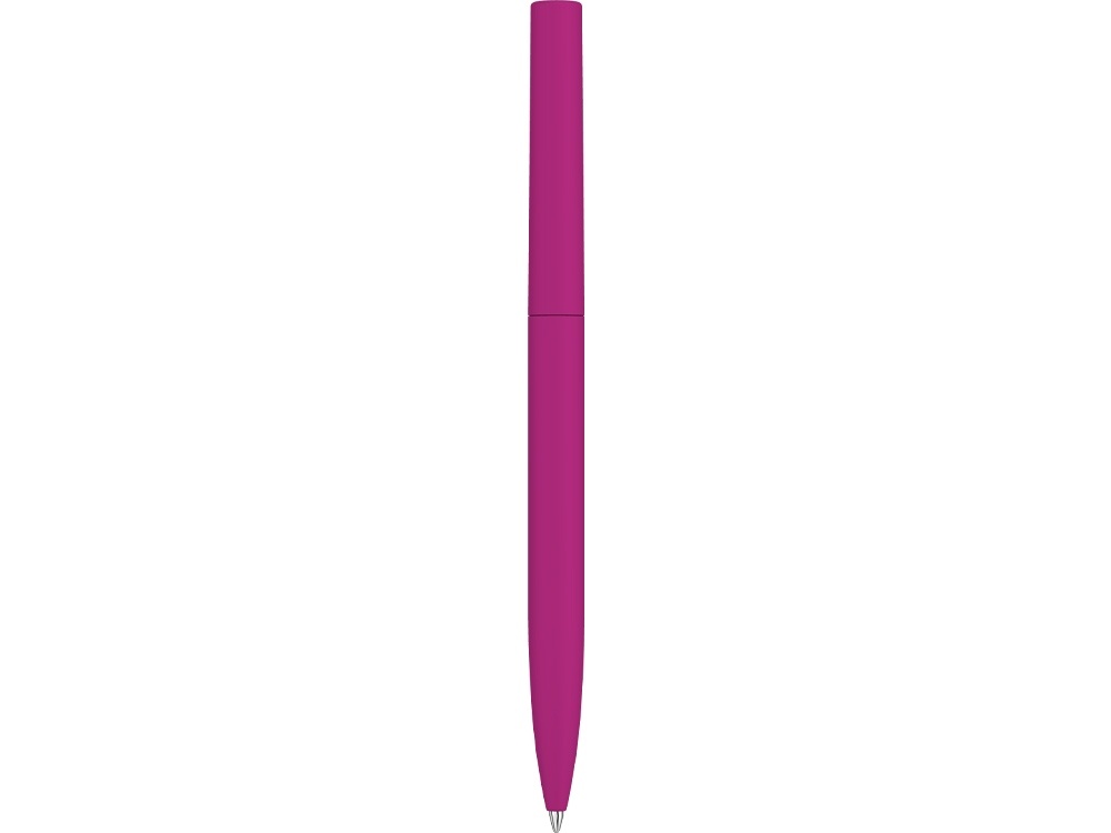 Ручка металлическая шариковая Bright F Gum soft-touch