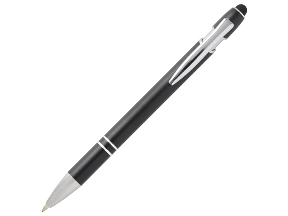 Ручка шариковая с серебристой отделкой Kish