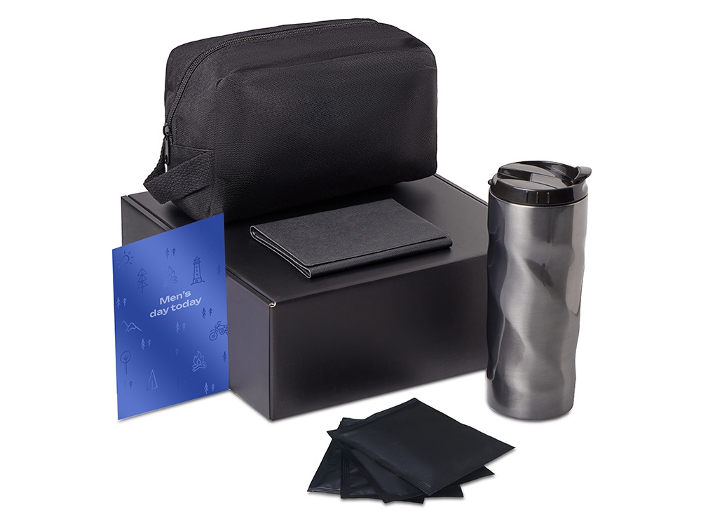 Подарочный набор Re:m. Road  с термокружкой, косметичкой и обложкой для паспорта