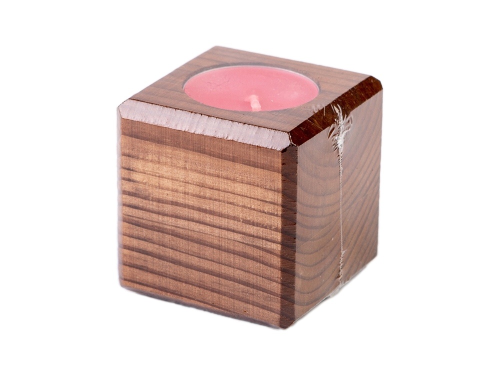 Свеча в декоративном подсвечнике Роза