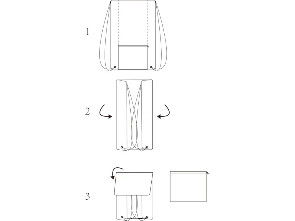 Складной рюкзак со шнурком Coss