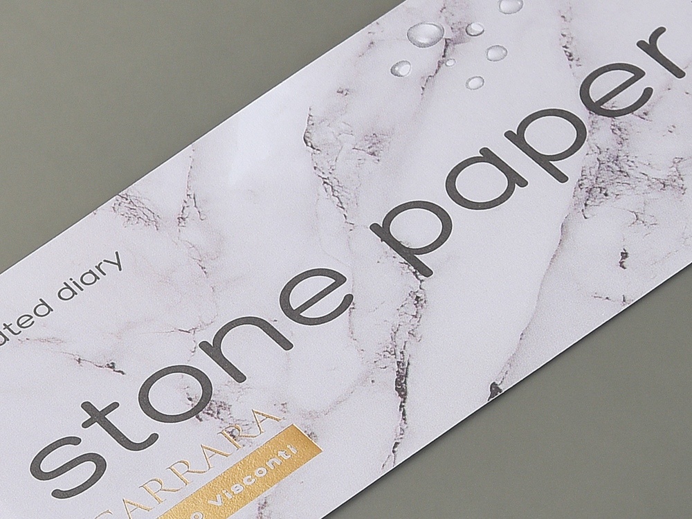 Ежедневник с каменной бумагой недатированный А5 Carrara