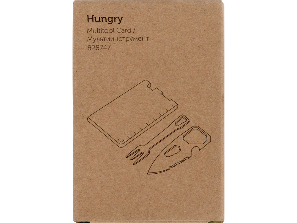 Мультиинструмент с ножом и вилкой Hungry